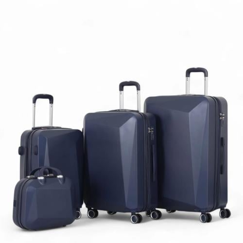 طقم حقائب سفر من 4 قطع - بكفرات دوارة360 درجة - وق...