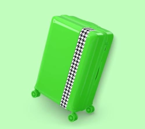 حقيبة سفر من | Bande a part | ضد الكسر - 4 عجلات م...