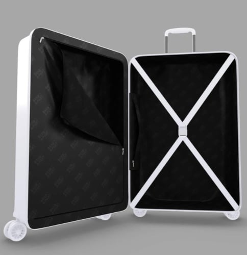 طقم شنط سفر - ضد الكسر - أنيق ومتين مصنوع من مادة...