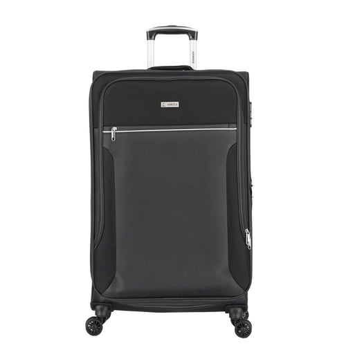 طقم شنط سفر قماش 3 قطع دبل كفرات هيكل ألمونيوم وسح...