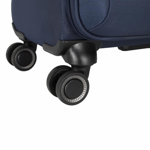 طقم شنط سفر قماش 3 قطع دبل كفرات هيكل ألمونيوم وسح...