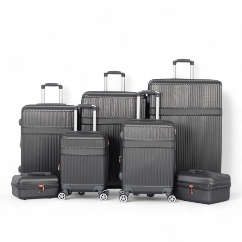 طقم شنط سفر دبش عرايس 7 قطع بسحاب متين - كفرات مزد...