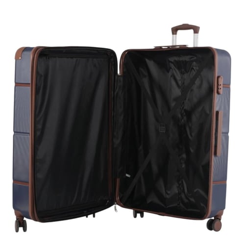 طقم حقائب سفر كلاسيكي فاخر - 5 قطع بتصميم أنيق وحم...