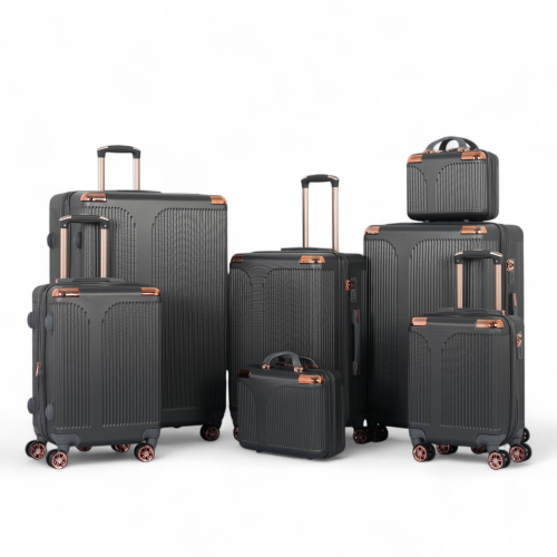 طقم شنط سفر دبش عرايس 7 قطع بسحاب متين - كفرات مزد...