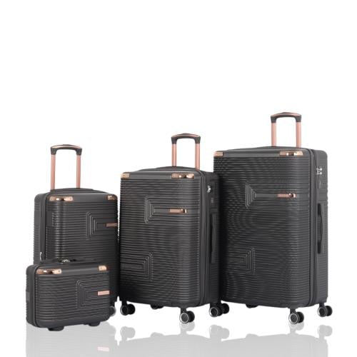 شنط سفر دبش عروسة - مكون من 4قطع ويشمل حقيبة يد -...