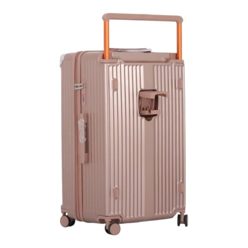 طقم حقائب سفر صلب مكون من 3 قطع بكفرات دبل وحامل ك...