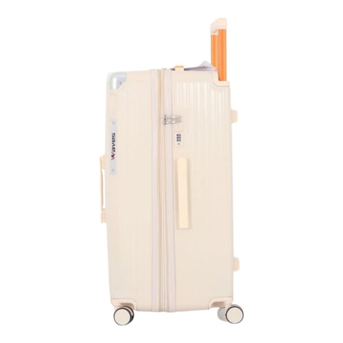 طقم حقائب سفر صلب مكون من 3 قطع بكفرات دبل وحامل ك...