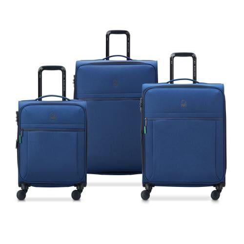 Delsey Piness Soft Travel Luggage Set – 3 Pieces (55 / 69 / 81 cm)