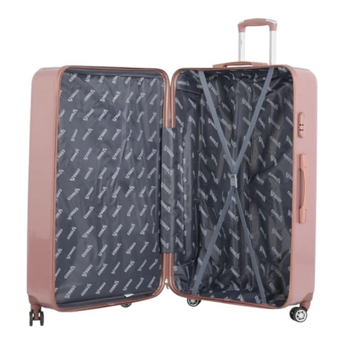 طقم حقائب سفر عصري ومتين - 5 قطع من مادة ABS عالية...