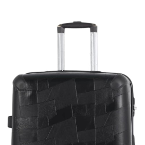 طقم حقائب سفر فاخرة ومحصنة - 4 قطع (3 ترولي + 1 حق...