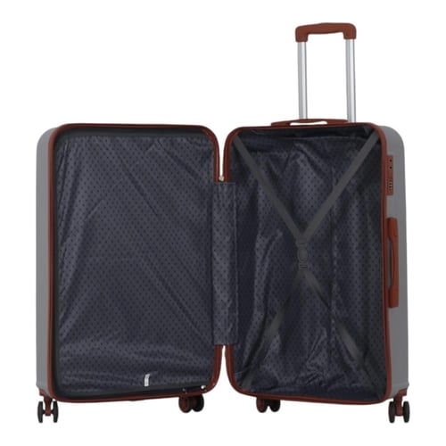 طقم شنط فايبر ABS مكون من 4 قطع يشمل حقيبة مكياج -...