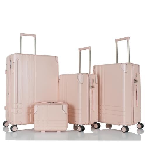 طقم حقائب سفر فخم مكون من 4 قطع بخامة PC عالية الج...