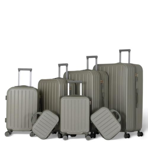 طقم شنط سفر دبش عروسة - مكون من7 قطع يشمل 5 شنط تر...