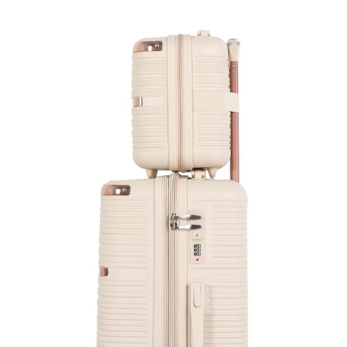 شنط سفر دبش عروسة - مكون من 4قطع ويشمل حقيبتين يد...