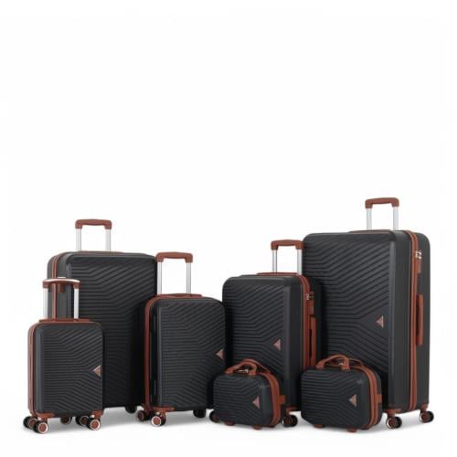 طقم حقائب سفر دبش عروسة - مكون من 7 قطع يشمل 5 شنط...