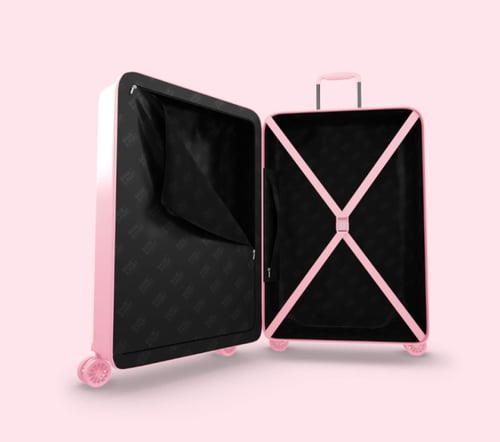 حقيبة سفر من | Bande a part | ضد الكسر - 4 عجلات م...