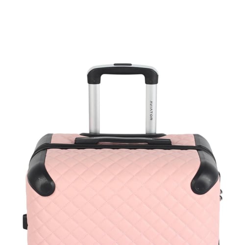 طقم حقائب سفر فاخرة ومحصنة - 5 قطع (3 ترولي + 2 حق...