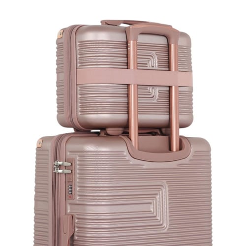 شنط سفر دبش عروسة - مكون من 4قطع ويشمل حقيبة يد -...