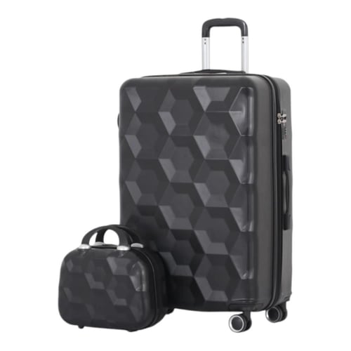 طقم حقائب سفر مكون من 4 قطع يشمل حقيبة يد - بكفرات...