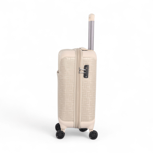 شنطة سفر فاخرة من البولي بروبلين – مغطاة بجلد أنيق...