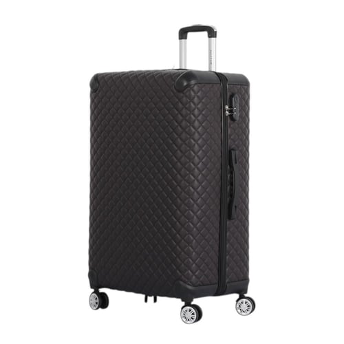 طقم حقائب سفر فاخرة ومحصنة - 5 قطع (3 ترولي + 2 حق...