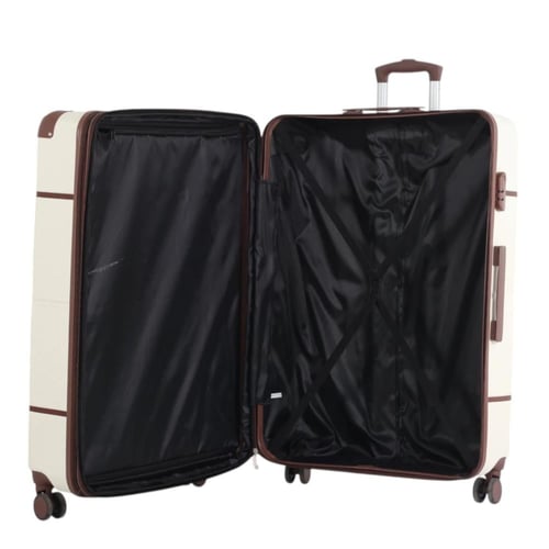 طقم حقائب سفر كلاسيكي فاخر - 5 قطع بتصميم أنيق وحم...