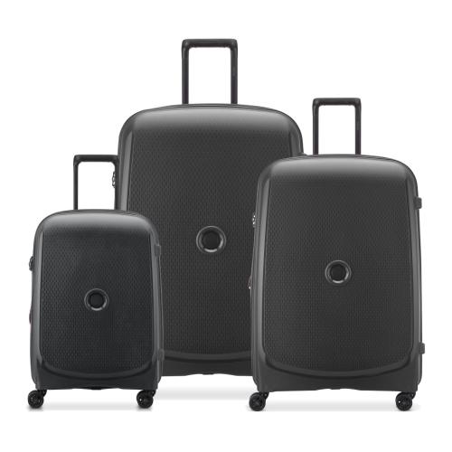 طقم حقائب سفر 3 قطع من ديلسي - بلمونت بلس | اسود