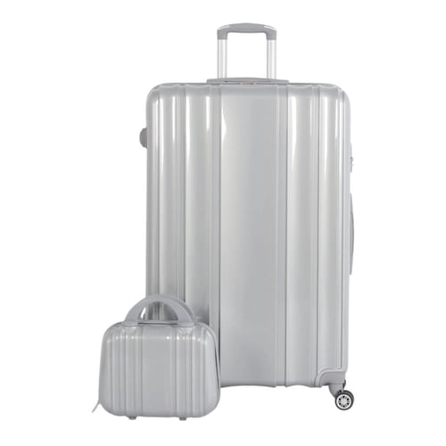 طقم حقائب سفر عصري ومتين - 5 قطع من مادة ABS عالية...