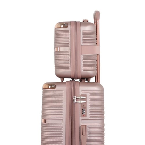 شنط سفر دبش عروسة - مكون من 4قطع ويشمل حقيبة يد -...