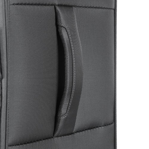 طقم شنط سفر قماش 3 قطع دبل كفرات هيكل ألمونيوم وسح...