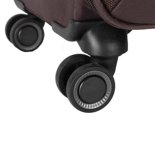 طقم شنط سفر قماش 3 قطع دبل كفرات هيكل ألمونيوم وسح...