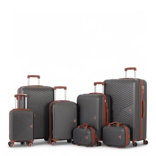 طقم حقائب سفر دبش عروسة - مكون من 7 قطع يشمل 5 شنط...