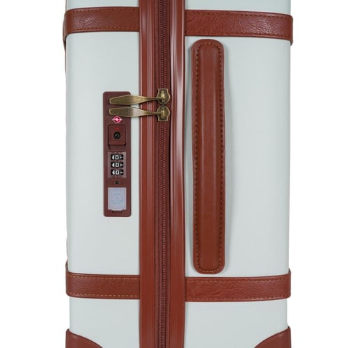 طقم حقائب سفر كلاسيكية من 4 قطع – مغطاة بجلد فاخر...