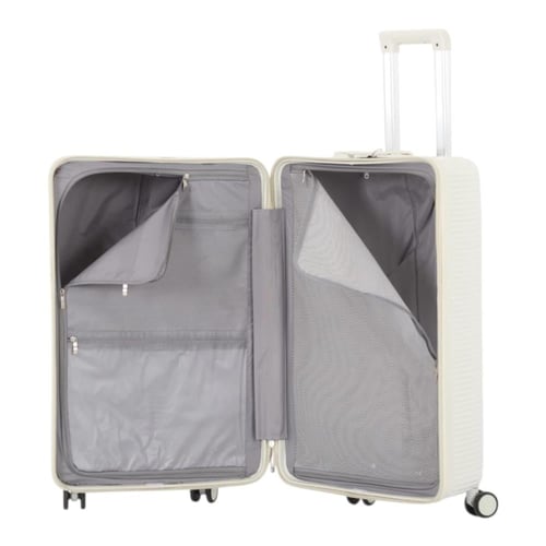 طقم شنط سفر فايبر بتصميم أسطواني مبتكر ومقاوم للما...