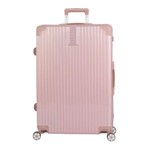 طقم حقائب سفر صلبة بتصميم الألومنيوم الأنيق - 3 قط...