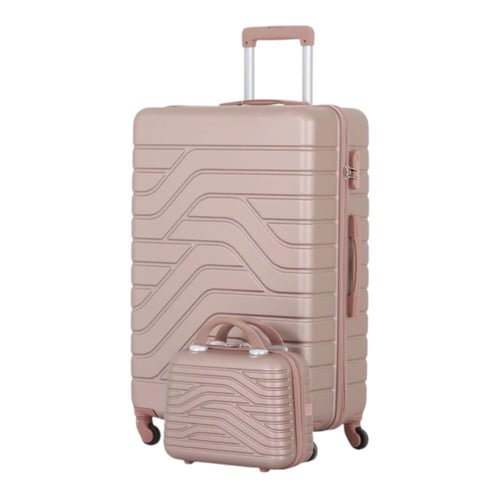 طقم حقائب سفر من 4 قطع - بكفرات دوارة360 درجة - وق...