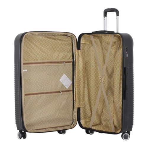 طقم حقائب سفر مكون من 4 قطع يشمل حقيبة يد - بكفرات...