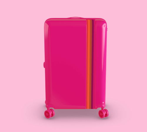 حقيبة سفر من | Bande a part | ضد الكسر - 4 عجلات م...