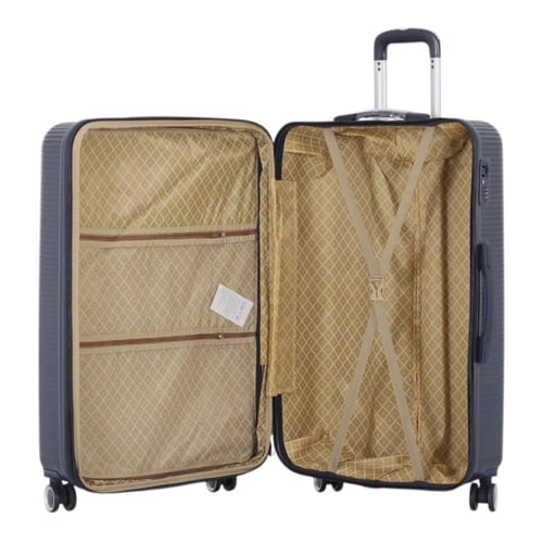 طقم حقائب سفر مكون من 4 قطع يشمل حقيبة يد - بكفرات...