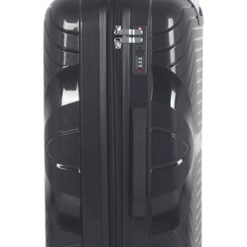 طقم حقائب سفر - مكون من 3 قطع - مصنوع من البولي بر...