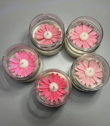 شمعة الوردة