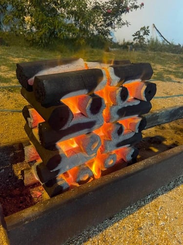 2+10 =12 كراتين فحم برية حجم 10 كيلو