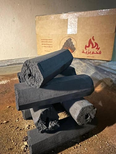 2+10 هدية=12 كراتين فحم برية حجم 5 كيلو