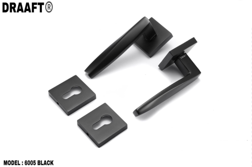 DRAAFT مقبض باب مفصول 6005 BLACK