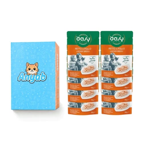 Oasy More Love moist food chicken breasts for cats...