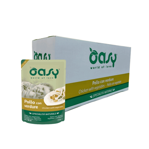 اوسي اظرف طعام رطب بالدجاج والخضروات للقطط 24 حبة...