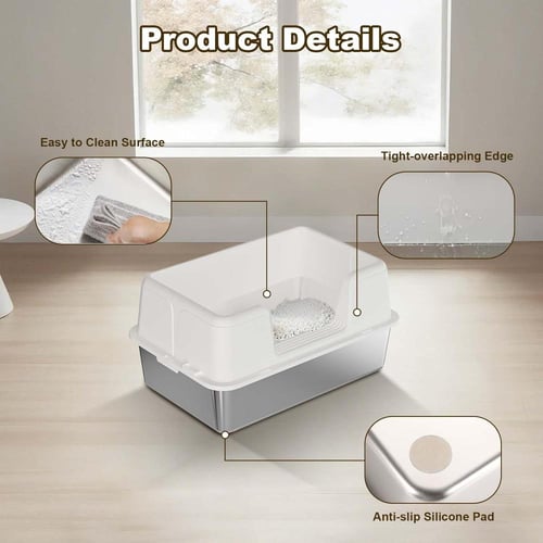 ليتر بوكس ستيل طول 60 عرض 40 إرتفاع 30