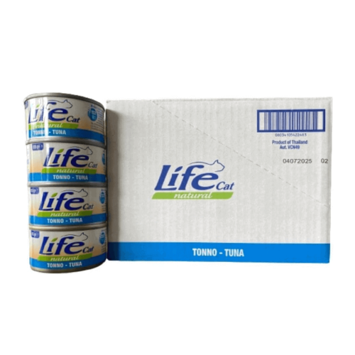 لايف كات طعام رطب للقطط بنكهة التونة 24 حبة 85 جرا...