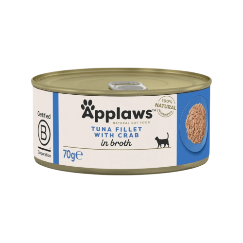 ابلاوز طعام رطب معلبات فيليه التونا بالسلطعون البح...