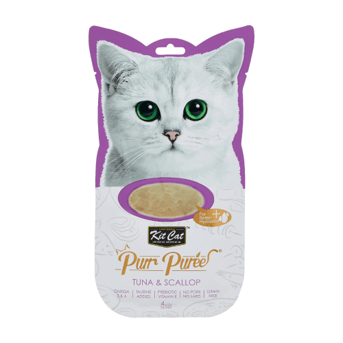 كت كات مكافأة مهروسة بنكهة تونا وسرطان البحر 4 × 1...